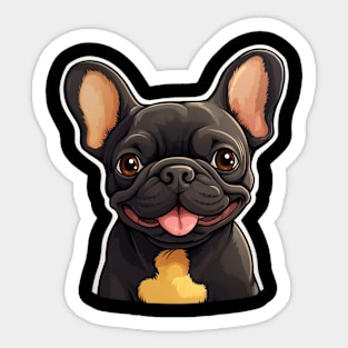 Cute French Bulldog Frenchie Dog Lover Funny Sticker